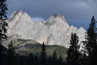 Elk Pass Rock Mountains Trans Canada Trail.