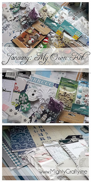 Creating My Own Kit: January 2014 -- www.MightyCrafty.me