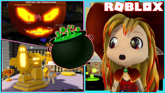 ROBLOX ISLANDS! HOW TO BATTLE THE BOSS! GETTING HALLOWEEN TROPHY FROM CAULDRON