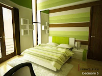 Green Color Bedroom