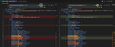 Comparing Workflow Templates in SAP