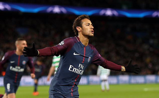 Gol cepat Neymar bungkam Rennes