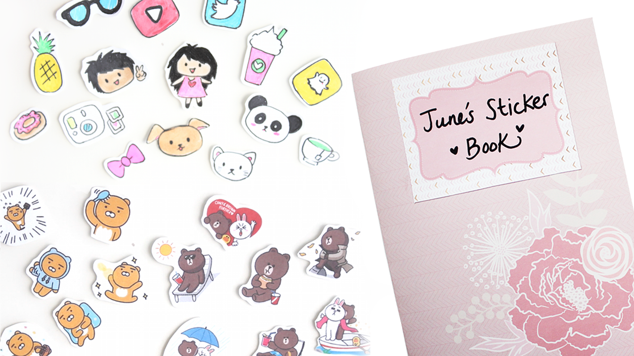  DIY Stickers  Sticker  Book JuneBeautique