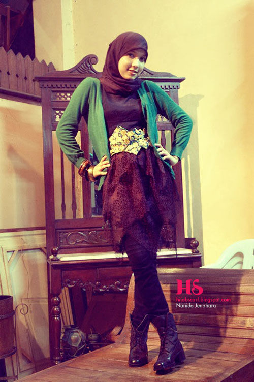 Style Spotted : Nanida Jenahara Part II - Hijab Scarf