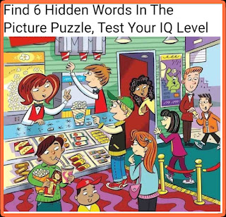 Find 6 Hidden Words In The Picture Puzzle, Test Your IQ Level