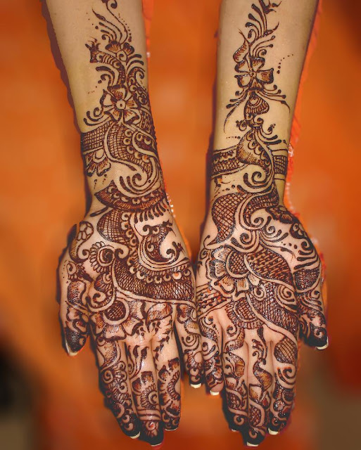 8. Bridal Mehndi Design For Hands