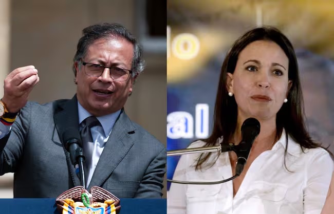 Petro calificó de “golpe antidemocrático” la inhabilitación de María Corina Machado para aspirar a la presidencia de Venezuela