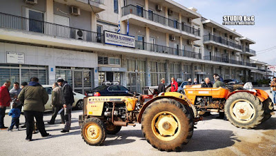 Διαμαρτυρία των αγροτών στην Αργολίδα με τρακτέρ και αγροτικά οχήματα (βίντεο)