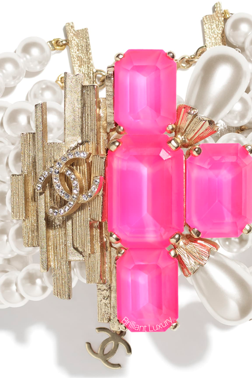 ♦Neon Pink Chanel Jewelry & Bags #chanel #jewelry #pink #brilliantluxury