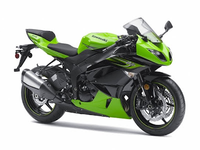 2011 Kawasaki Ninja ZX-6R Green