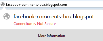 blogspot blog without HTTPS encryption