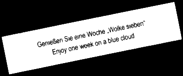 Genießen sie ein Woche auf Wolke sieben