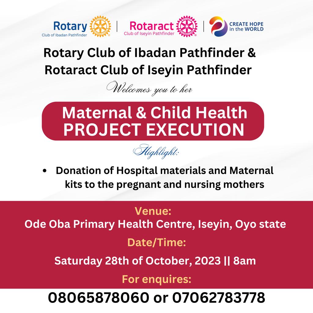 Investiture Ceremony: Rotaract Club of Iseyin Pathfinder's Charitable Initiatives