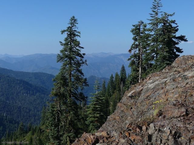 bare mountains to the north