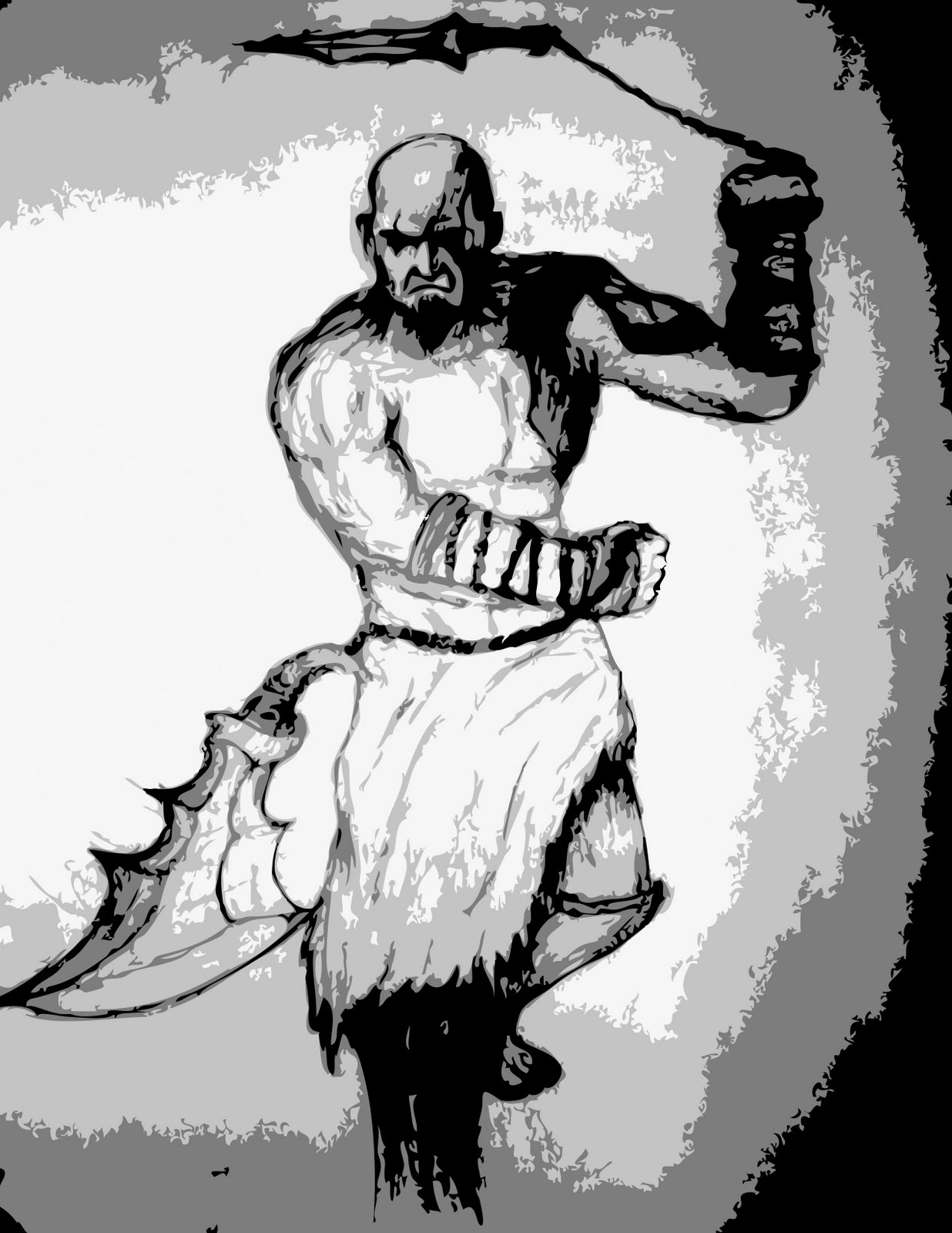 God Of War 3 Wallpaper Of Kratos