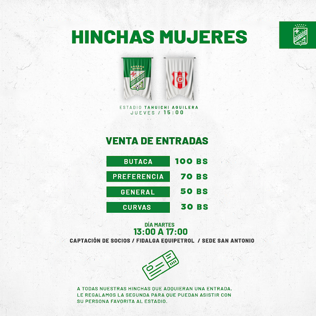 Venta de Entradas Oriente Petrolero vs Independiente