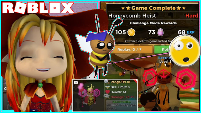 ROBLOX TOWER HEROES! CODE! GETTING BEETRICE and SHOWCASE