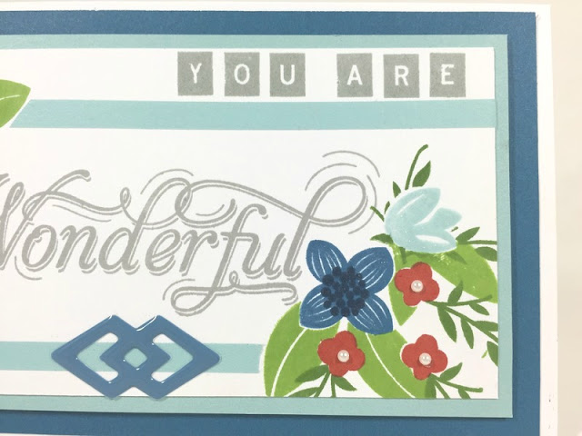 Stamped you are wonderful card