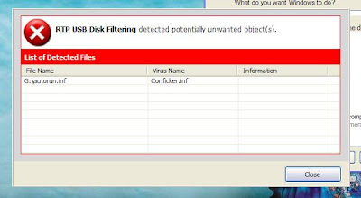 PCMAV terminated Conficker 1