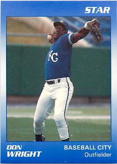 Don Wright 1990 Baseball City Royals card
