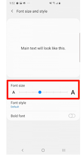 Cara mengubah font pada Samsung Galaxy S10