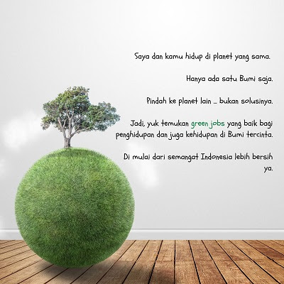 peluang green jobs untuk milenial indonesia
