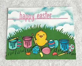 Sunny Studio Stamps: A Good Egg Customer Card Share by Cindy Genovia