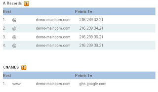 Cara Setting Domain di Intuit untuk Blogger