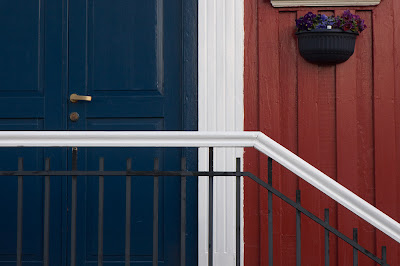 Blue door