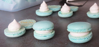 Macarons ganache noix de coco