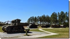 Tanks at the Outdoor Ordinance Exhibit