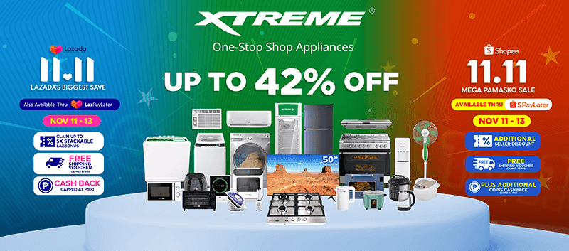 Deal: XTREME Appliances offers up to 42 percent off during 11.11 sale events!