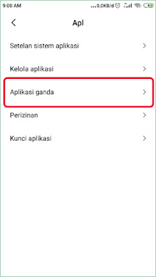 Duplikat whatsapp xiaomi