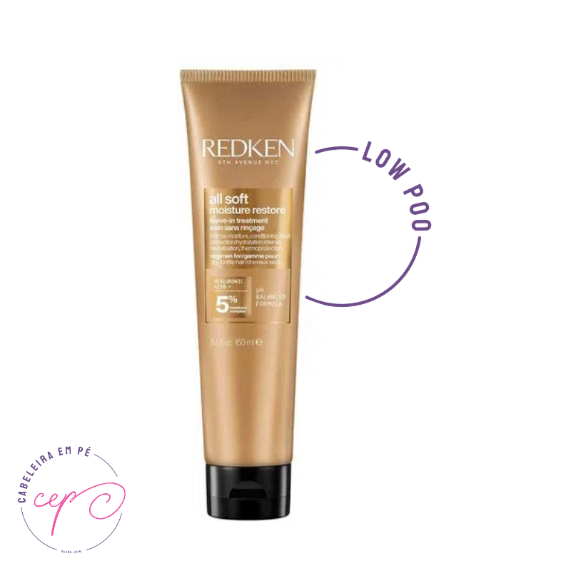 Leave In All Soft Moisture Restore - Redken (Low Poo)