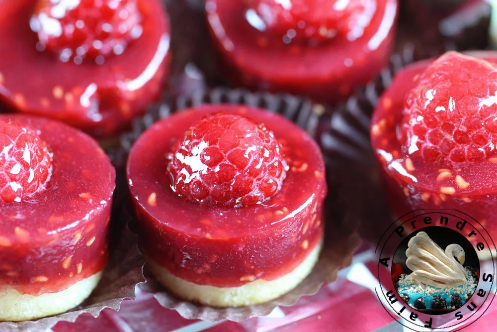 Minis financiers aux framboises