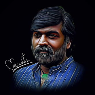 Digital art work For Actor Vijay Sethupathy