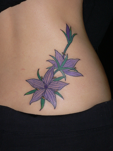 cute flower tattoos. pretty flower tattoos. flower