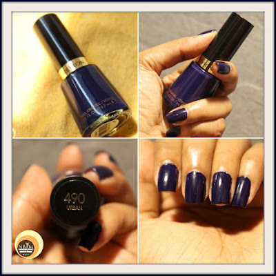 Review, swatches and photos of Revlon 490 Urban Nail Enamel 