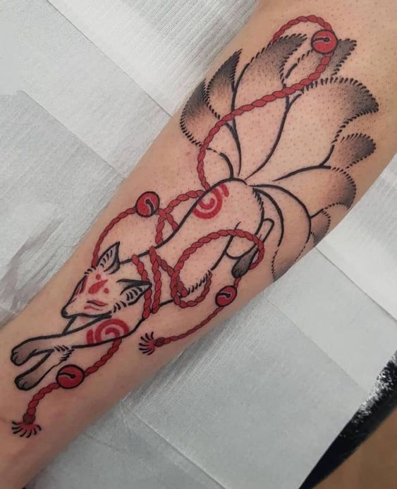 Inspiração: 26 tatuagens de Kitsune - Raposas Japonesas