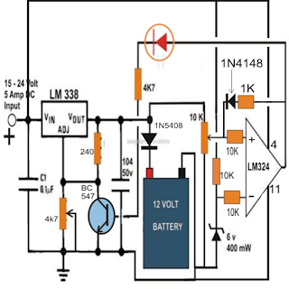 Automatic 6 volt, 12 volt, 24 volt Lead Acid Battery Charger 