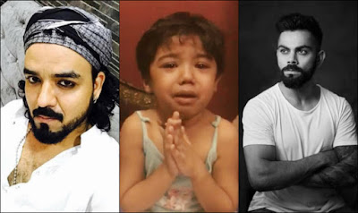 Unbelievable: Video Posted By Virat Kohli Of A 3-Year-Old Weeping Is Singer Toshi Sabri’s Niece