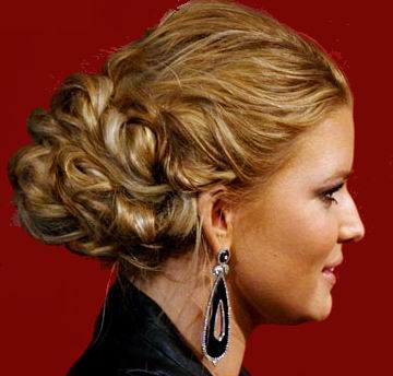 prom updos with braids. side bride updo braided bun