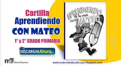 Cartilla  Aprendiendo con Mateo 4 años