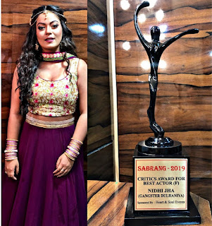 Sabrang Film Awards 2019: Critics Award For Best Actor (F) Nidhi Jha For Gangster Dulhania