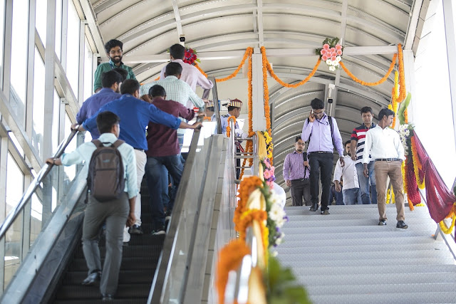 Escalator Skywalk Inaugurated at Embassy Manyata Business Park 