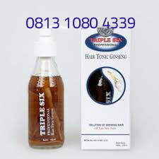 harga triple six hair tonic gingseng