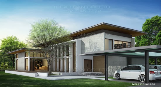  Modern  Style 2 Story Home  Plans  for construction in thai  