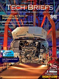 NASA Tech Briefs. Engineering solutions for design & manufacturing - June 2017 | ISSN 0145-319X | TRUE PDF | Mensile | Professionisti | Scienza | Fisica | Tecnologia | Software
NASA is a world leader in new technology development, the source of thousands of innovations spanning electronics, software, materials, manufacturing, and much more.
Here’s why you should partner with NASA Tech Briefs — NASA’s official magazine of new technology:
We publish 3x more articles per issue than any other design engineering publication and 70% is groundbreaking content from NASA. As information sources proliferate and compete for the attention of time-strapped engineers, NASA Tech Briefs’ unique, compelling content ensures your marketing message will be seen and read.