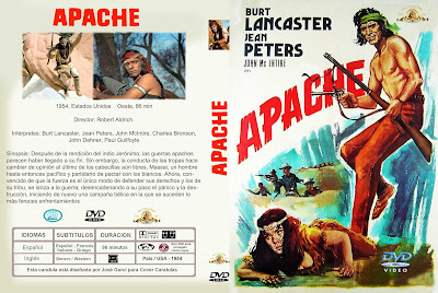 Cover, caratula, dvd: Apache | 1954