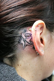 Neck Tattoo Ideas With Star Tattoo Designs With Image Neck Star Tattoos For Women Tattoo Gallery 5